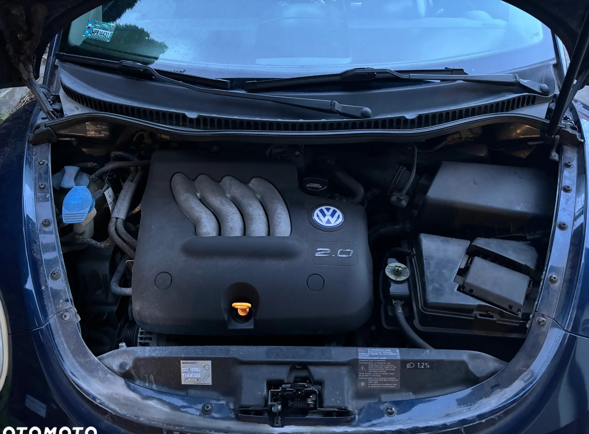 Volkswagen New Beetle cena 7200 przebieg: 181700, rok produkcji 1999 z Brwinów małe 67